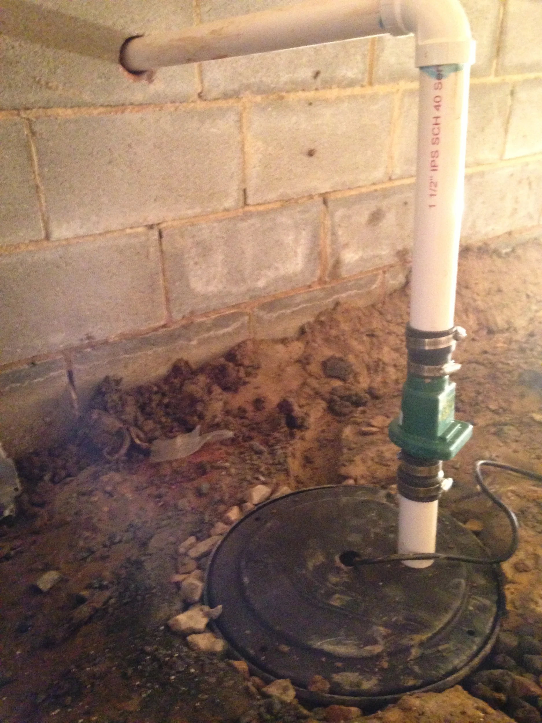 Setting up a sump pump in Hillsborough, NC