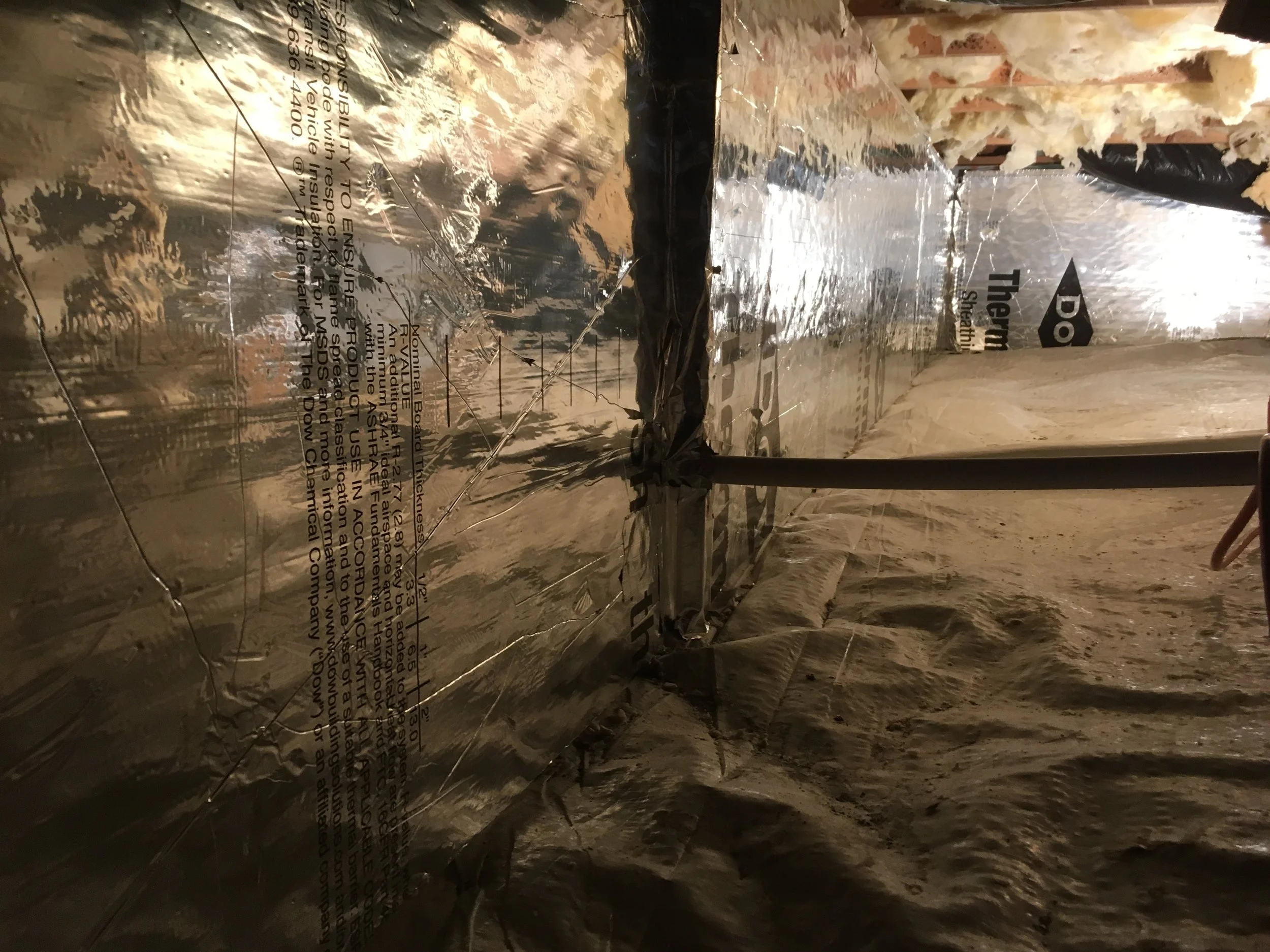 Photos of Triangle Crawl Space Solutions work, vapor barriers ...