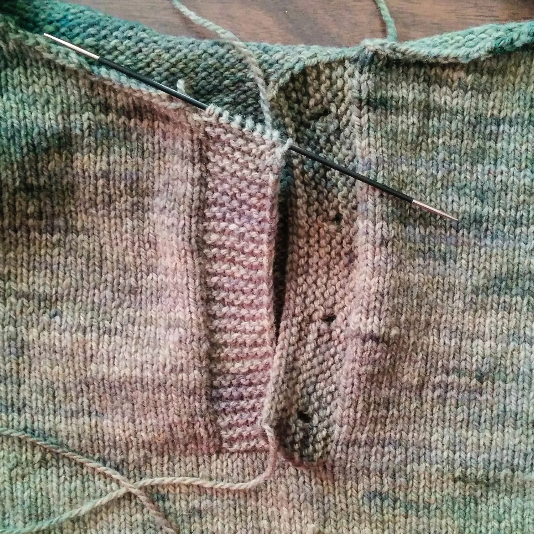 Rushaan placket bands, completed