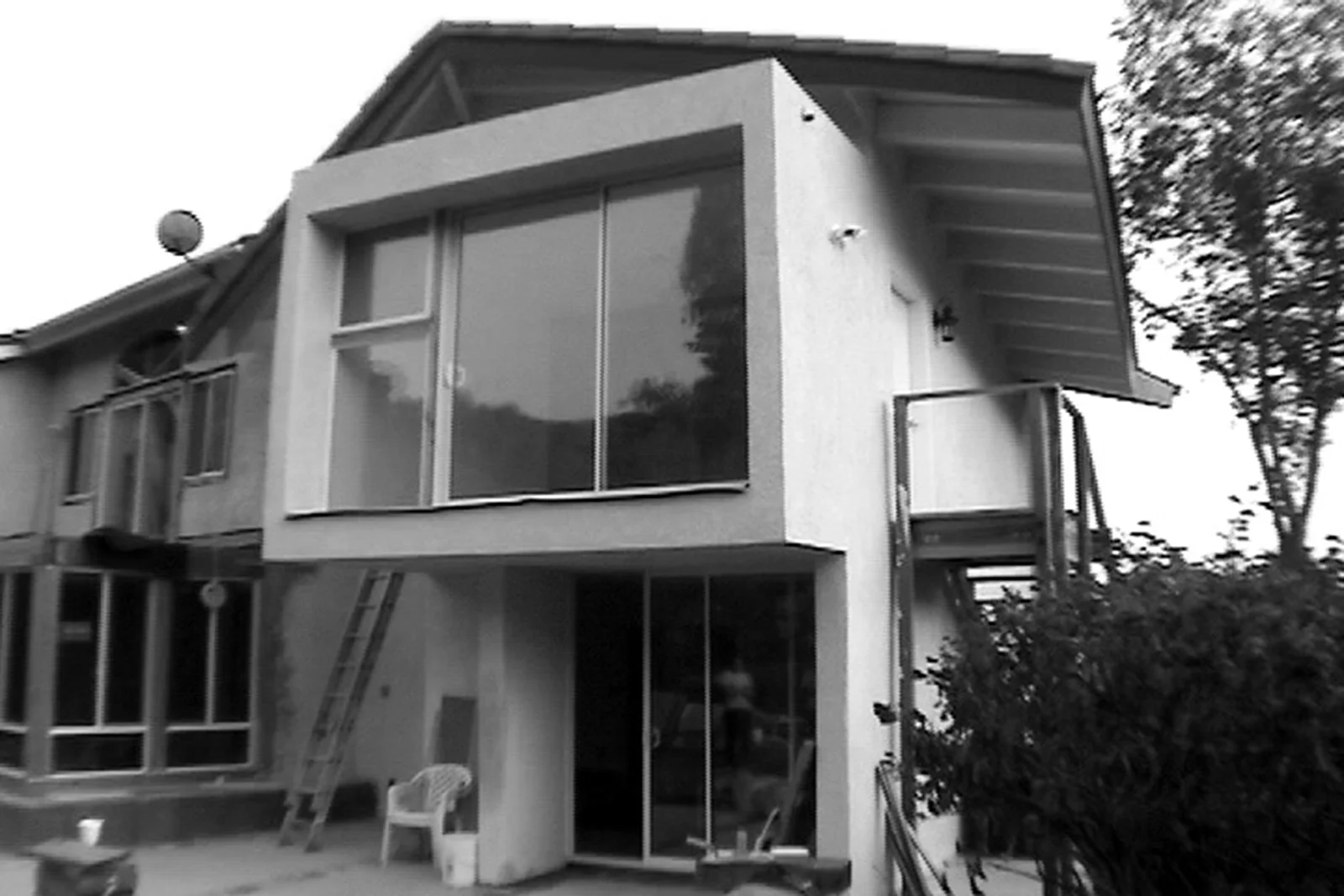A view of the built addition