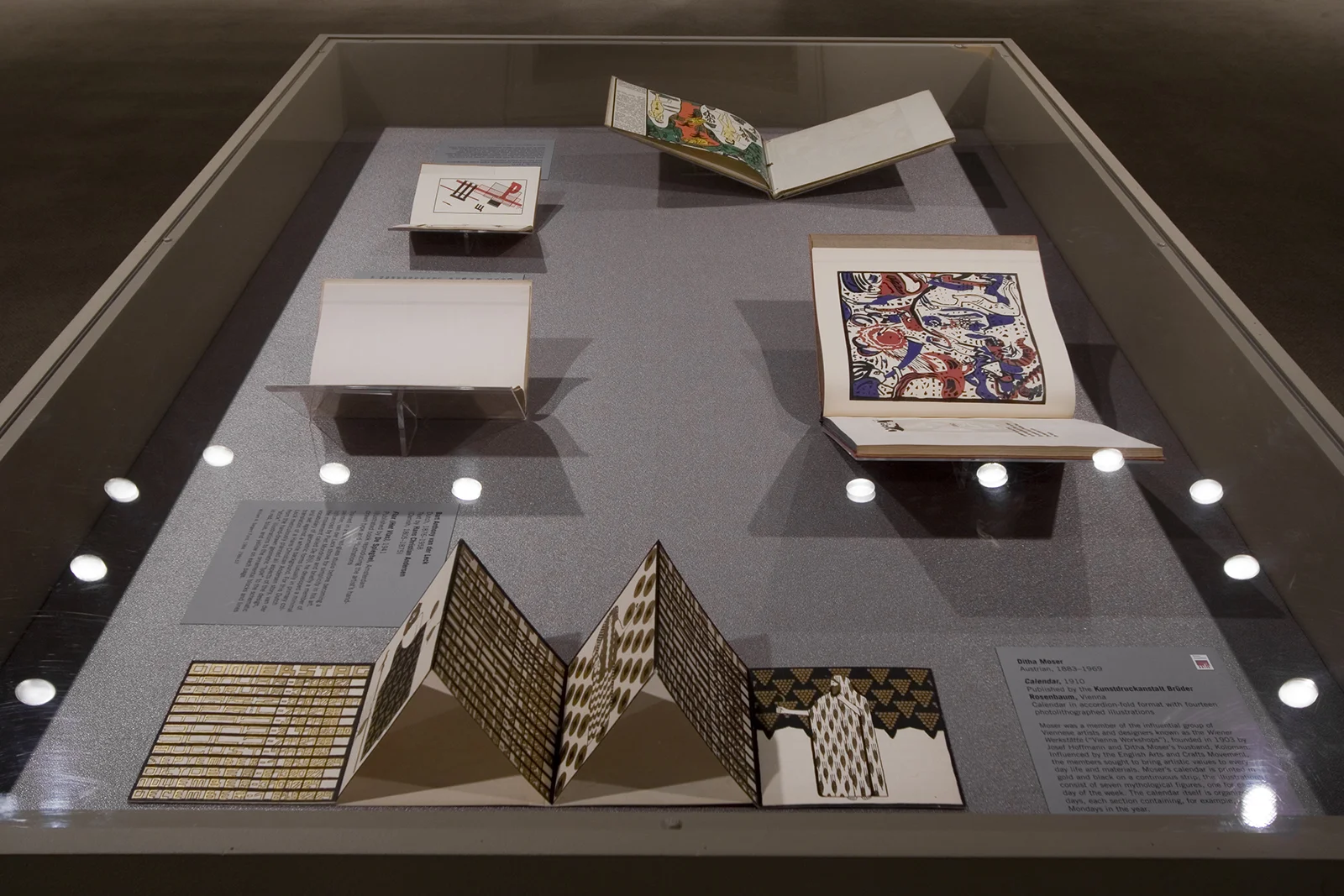  Book cases in the Trustman Gallery