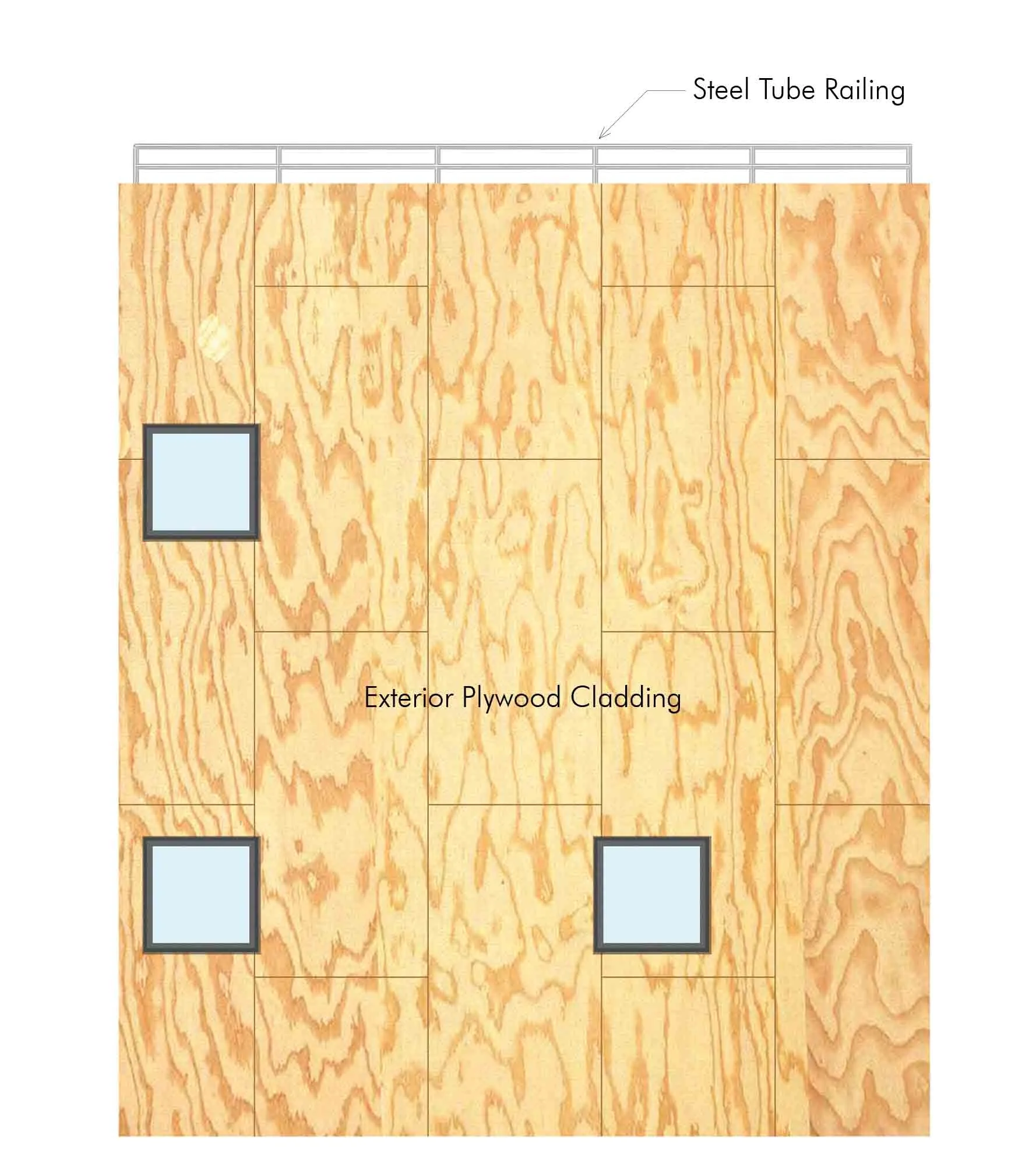 SIP panels form the structure and the plywood-clad exterior would be beautiful and durable, reflecting the aesthetics of the contemporary Californian home.