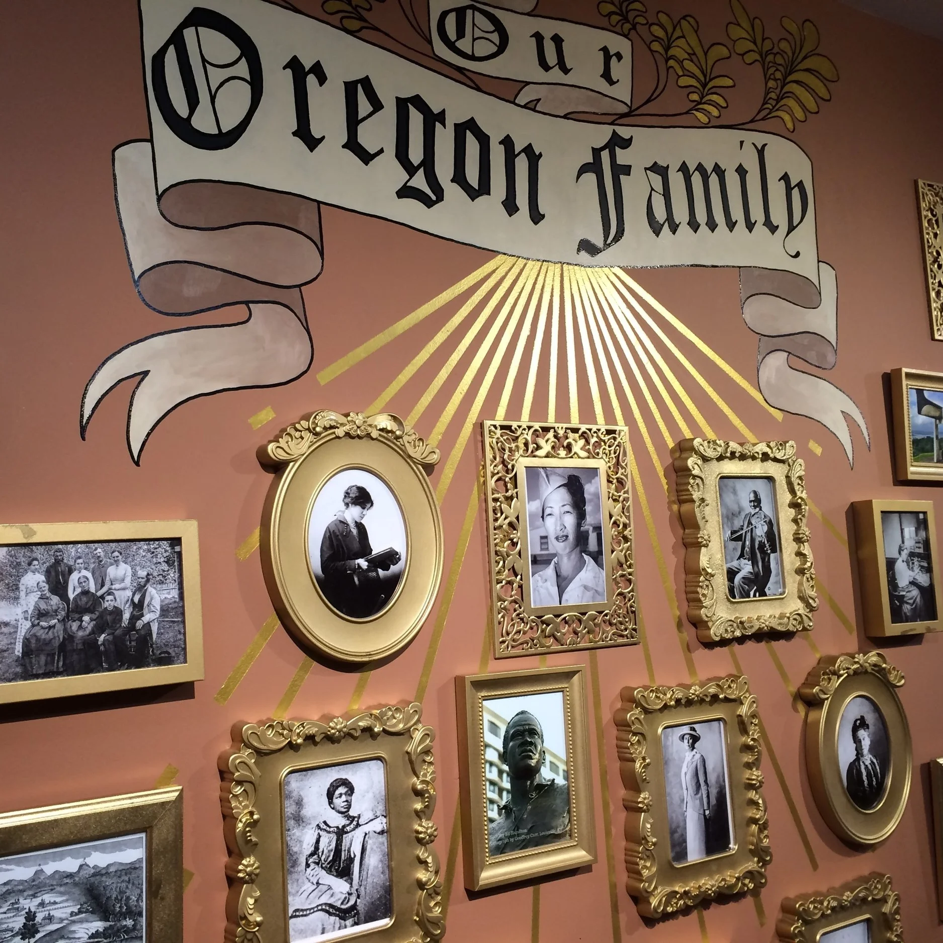 The history and diversity of our state's trailblazers is showcased through imagery and a timeline. 