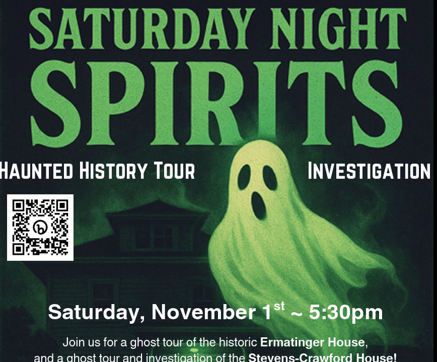 Saturday Night Spirits: Haunted History Tours, Investigations, and "Spirit" Tastings