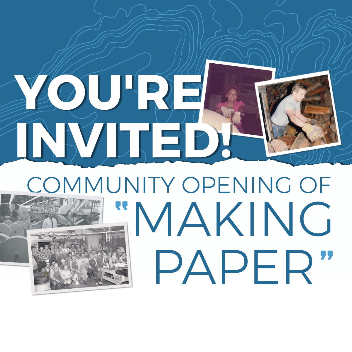Community Opening of "Making Paper" Outdoor Exhibit