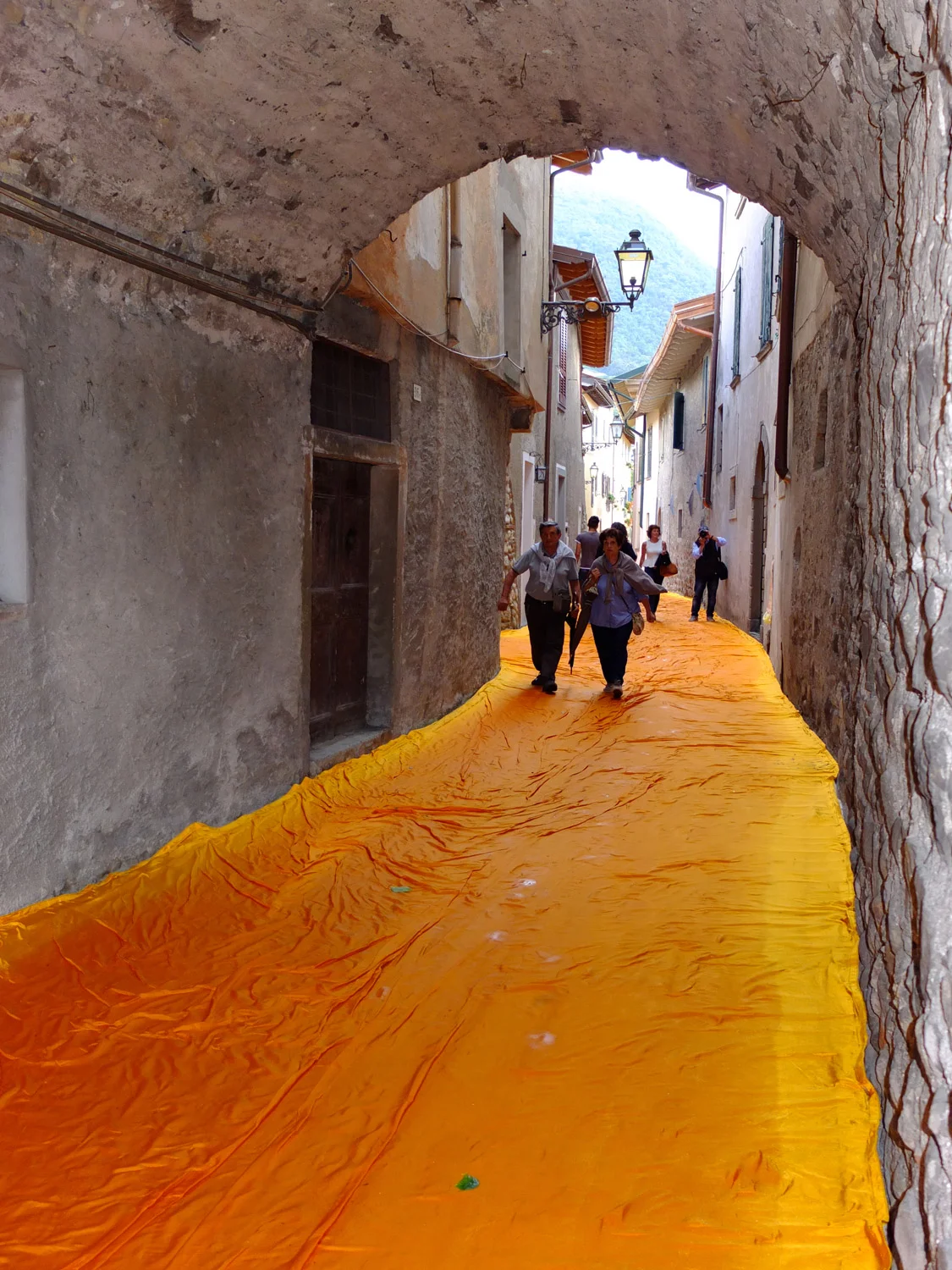 The Floating Piers, Lake Iseo, Italy, 2014-16
