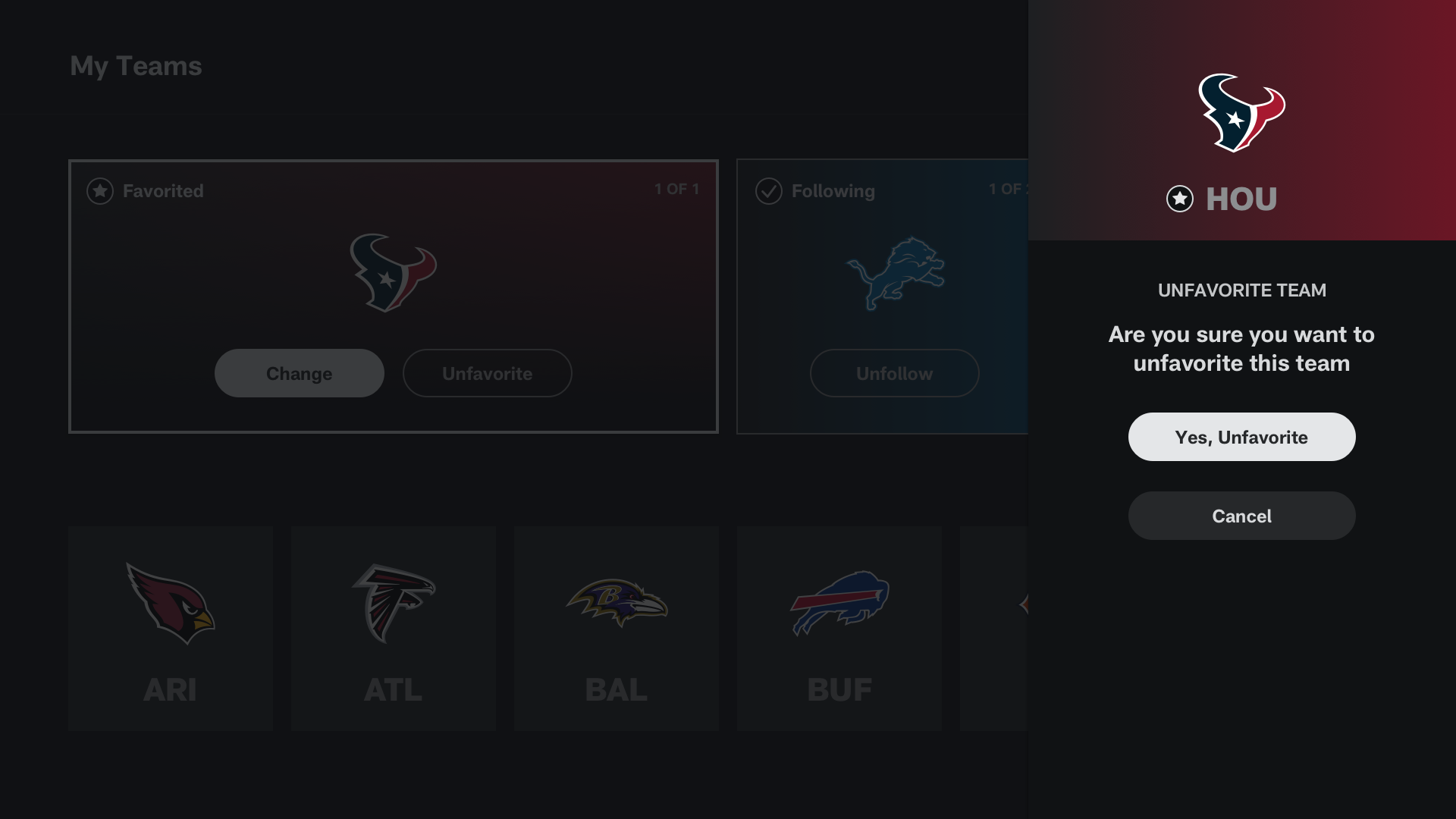 My teams - Remove Favorite.png