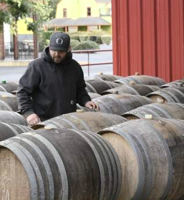 Cody Wright chose Dundee, OR for the new Purple Hands winery and tasting room.