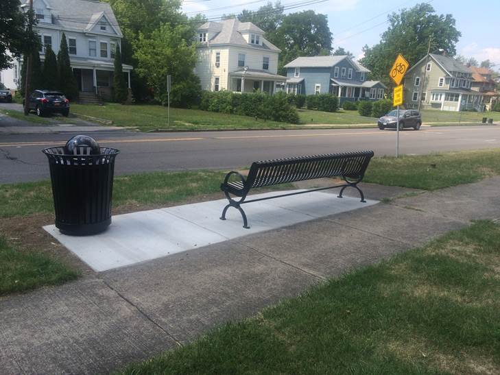 Bench and Trash Can (Copy)