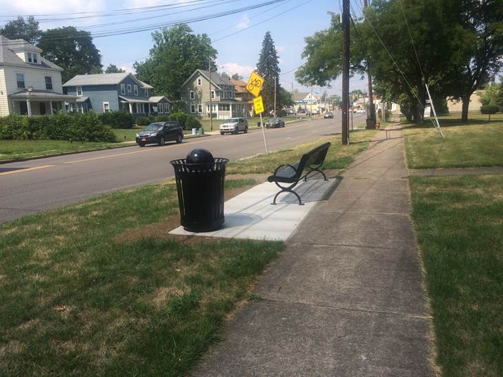 Bench and Trash Can (Copy)