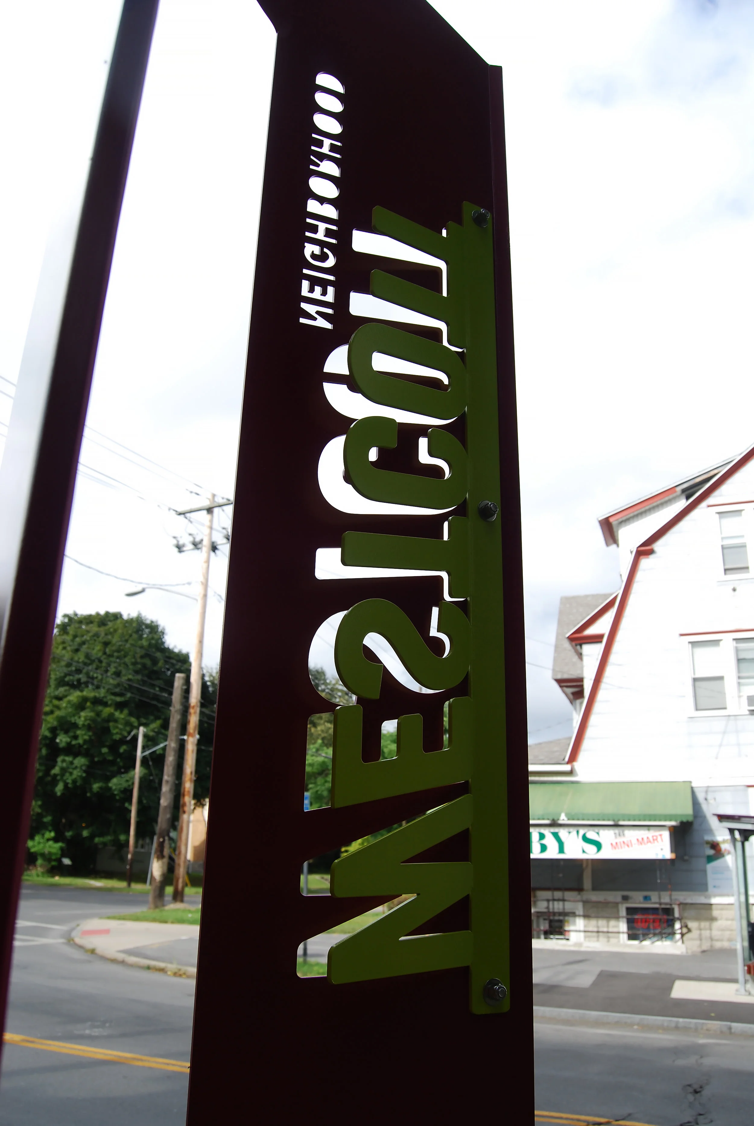 Westcott Neighborhood Sign
