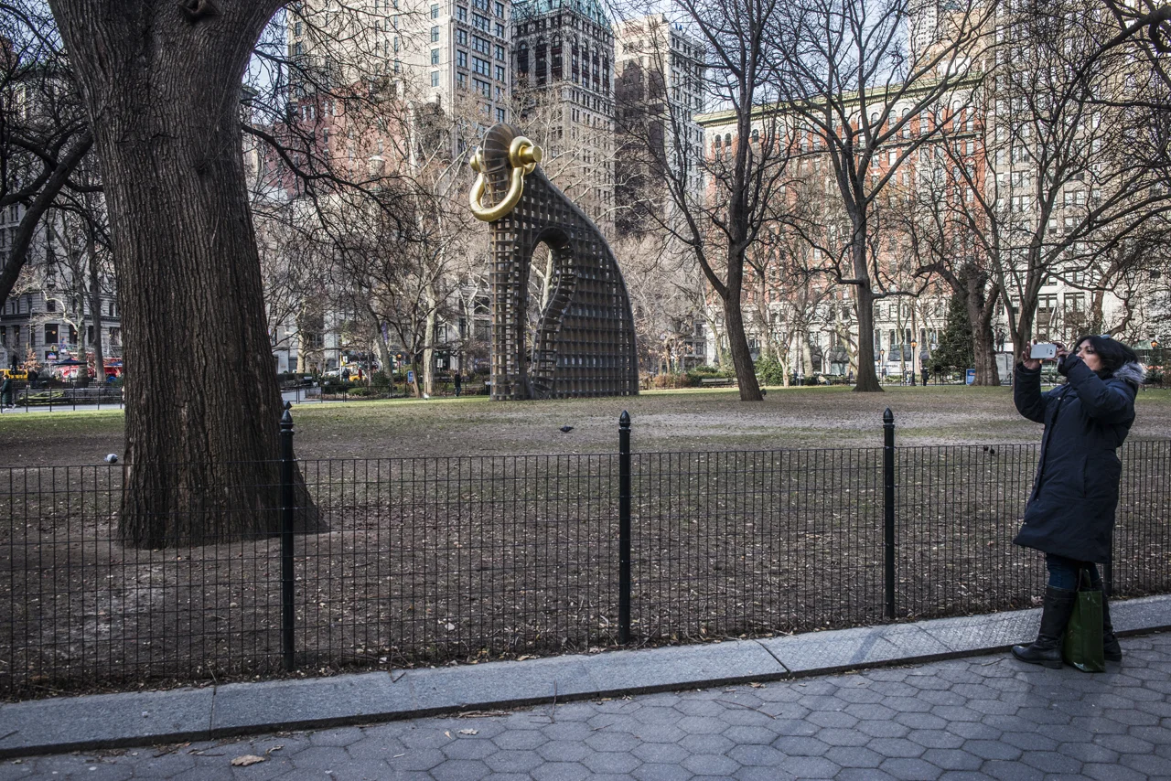 "Big Bling" by Martin Puryear, Photographs by Tracie Williams