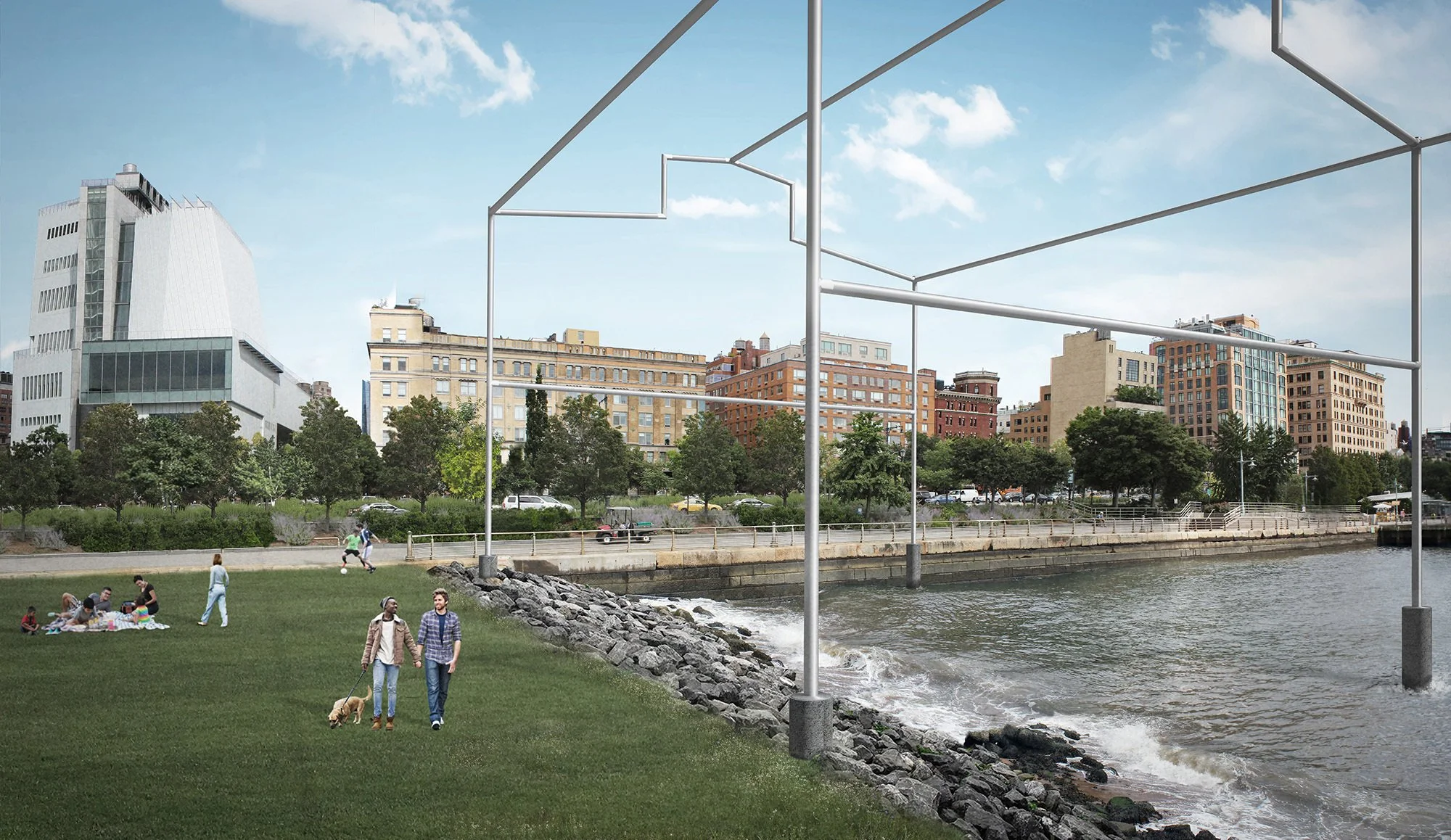 Whitney Museum Unveils Plans for David Hammons Artwork in the Hudson