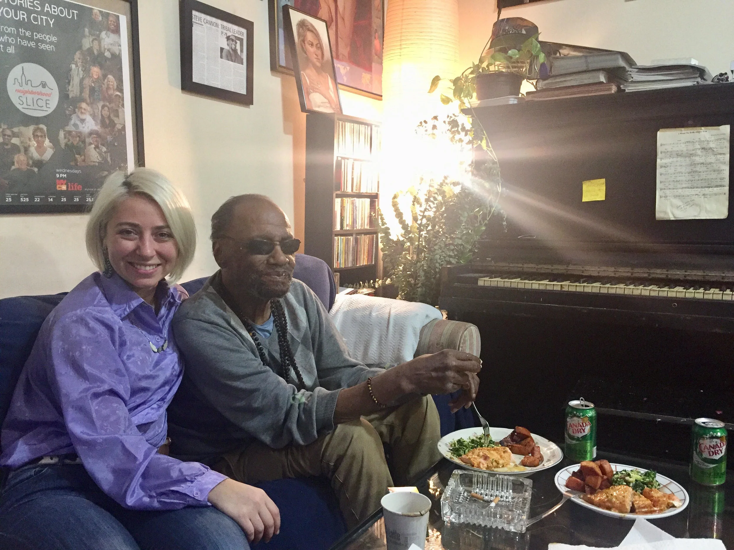 Phoebe and Steve Thanksgiving dinner