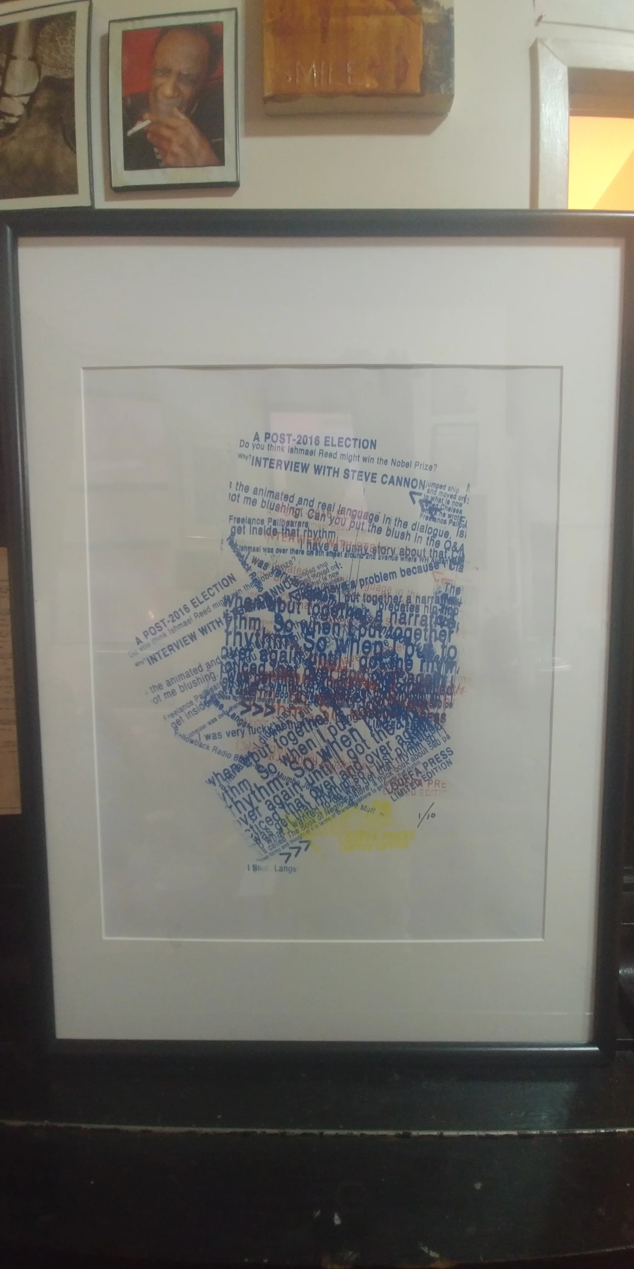 Loofa Press Broadsides honor Steve