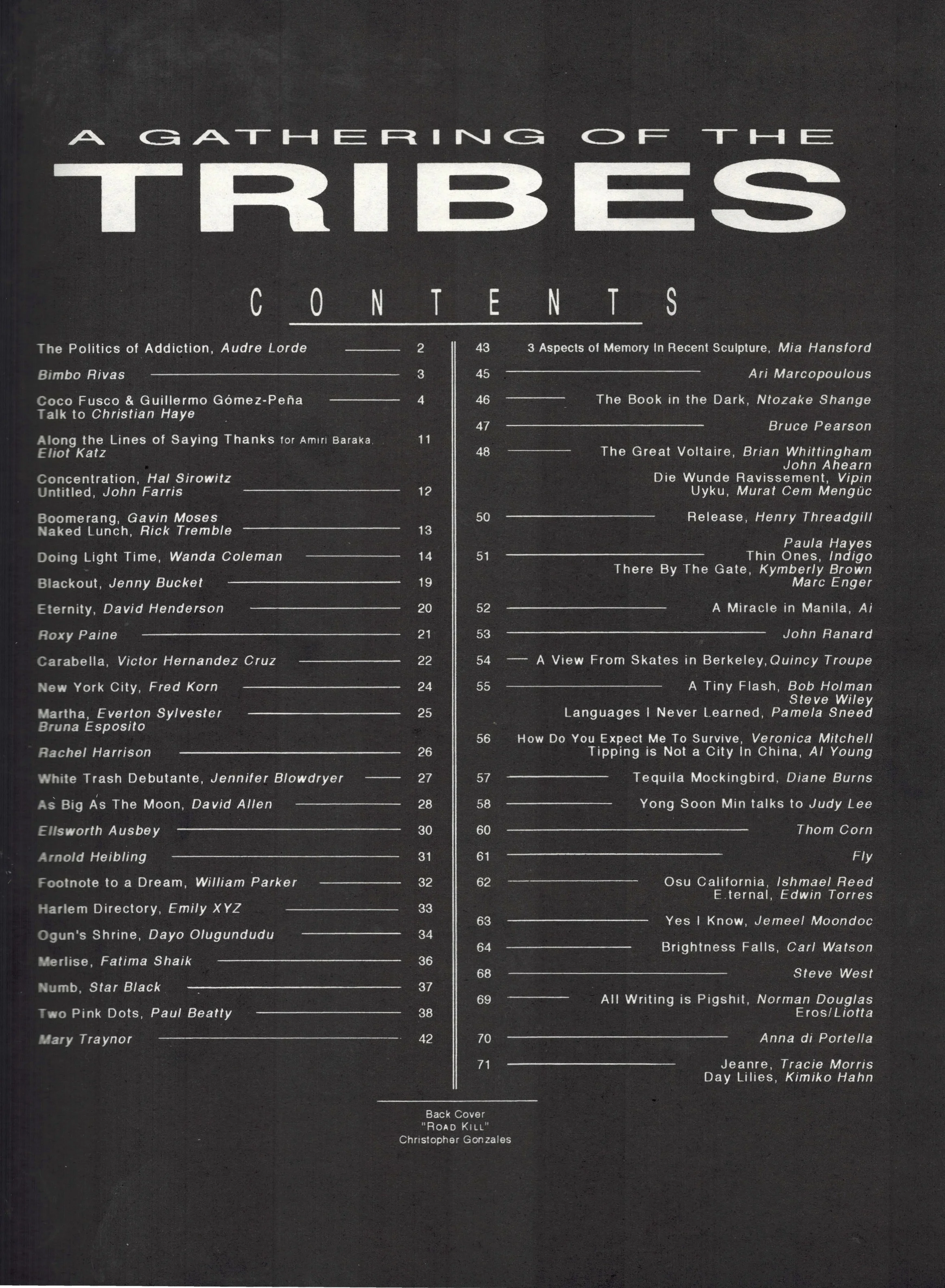 TRIBES Issue #3 (Spring 1993) [Digital download] — A Gathering of the ...