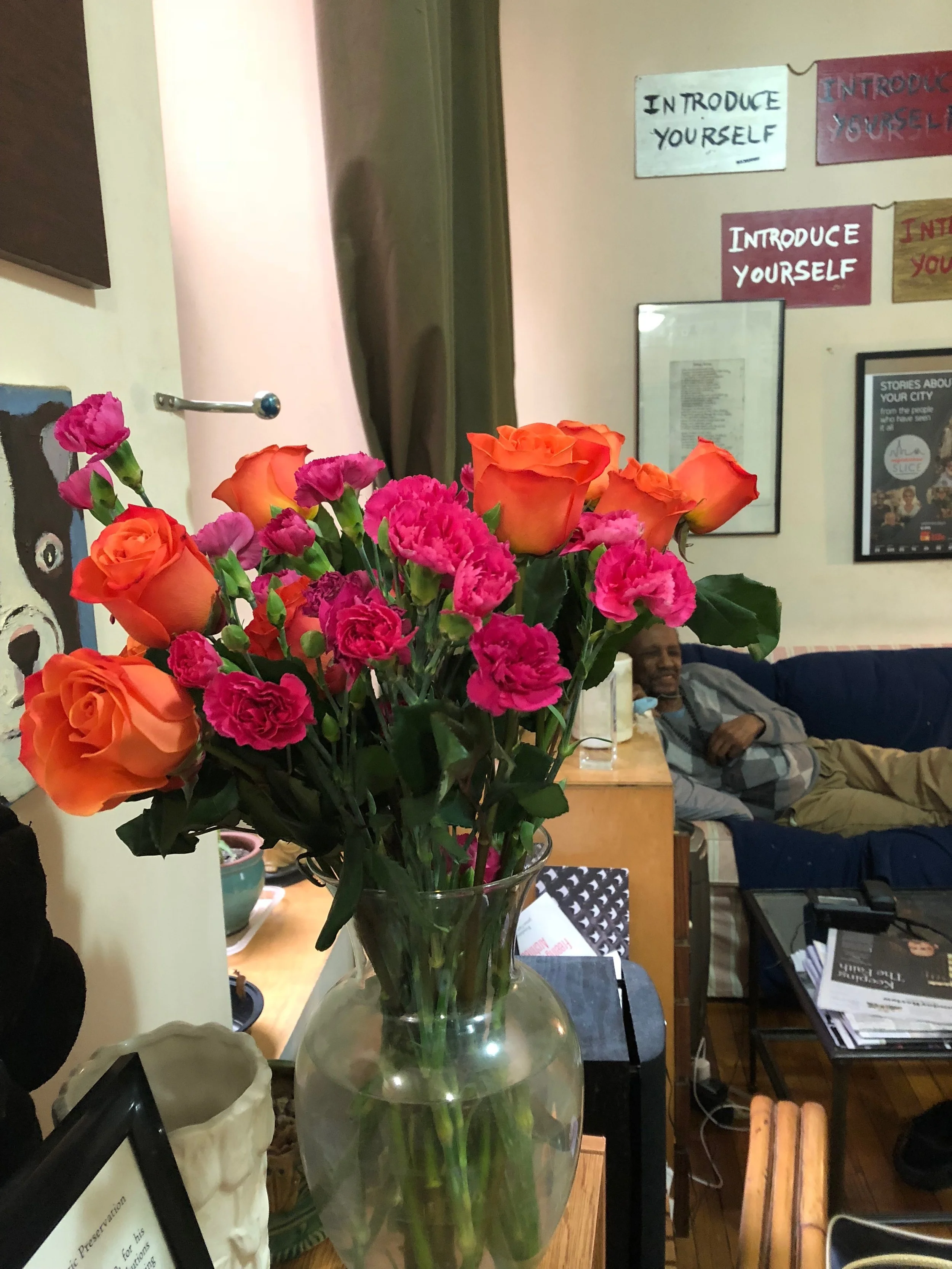 Fresh flowers at Tribes, Happy Spring!