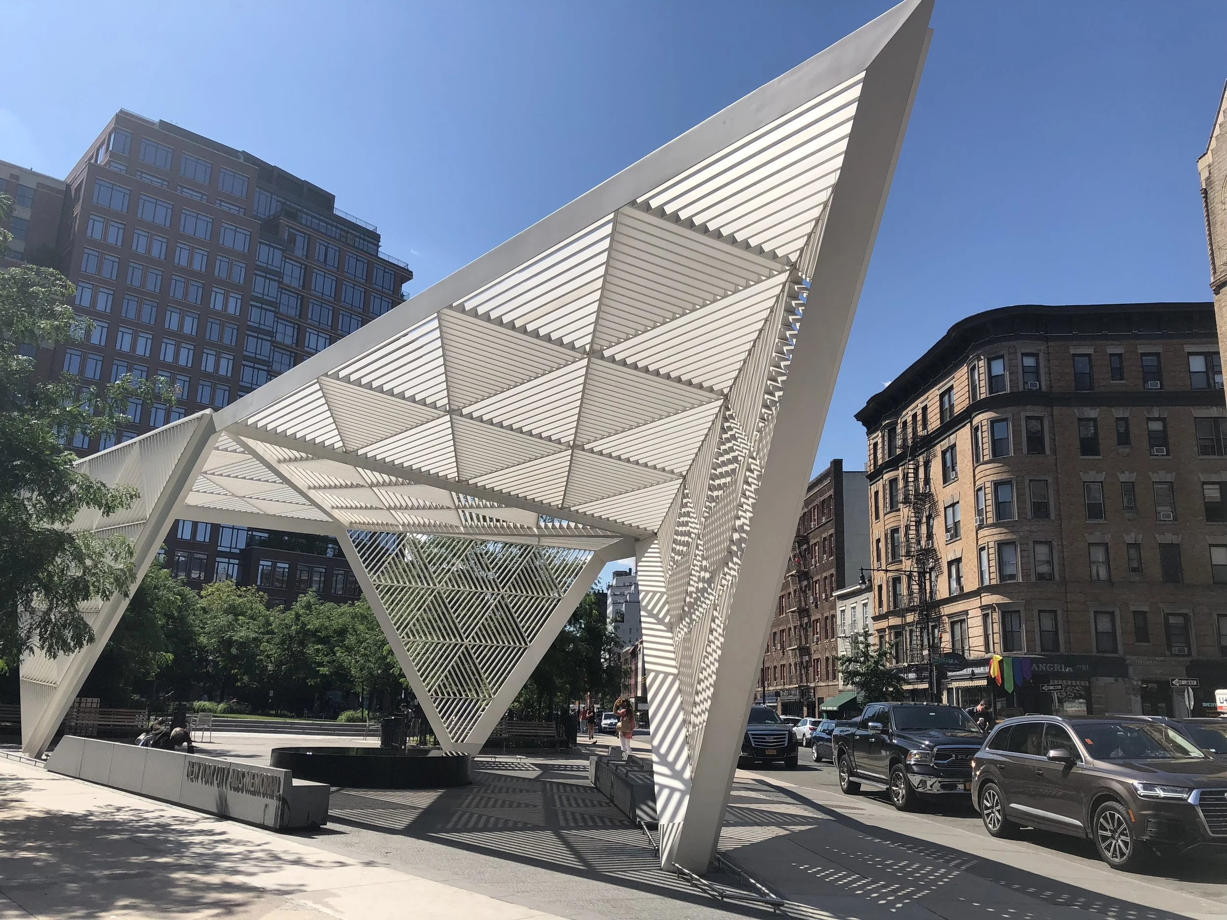 AIDS memorial at St Vincent’s triangle