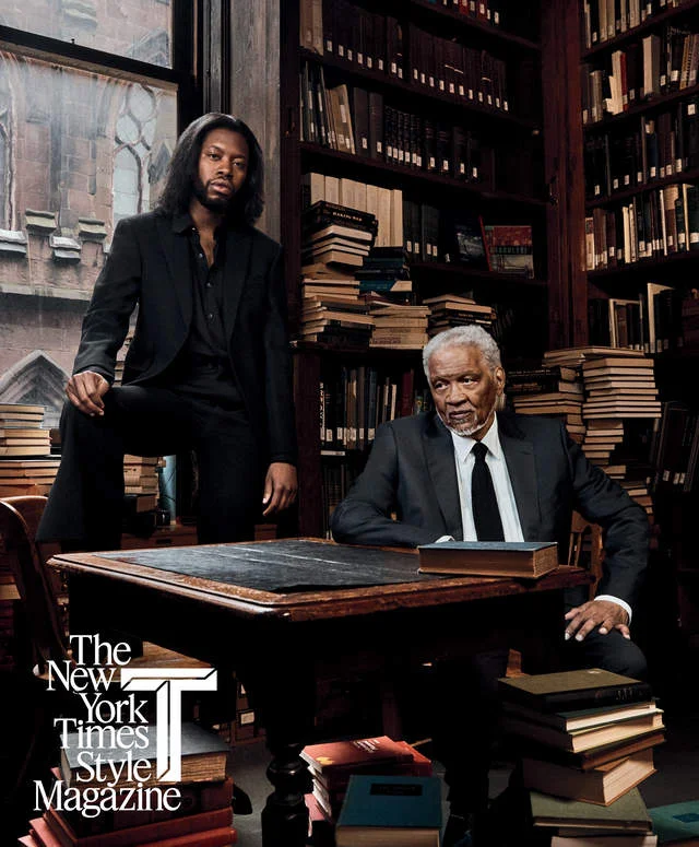 JEREMY O. HARRIS (left) Playwright ISHMAEL REED (right) Novelist, poet and playwright