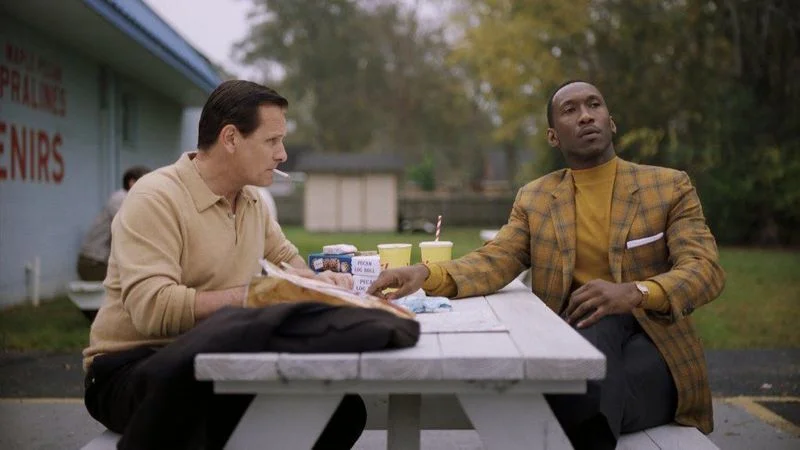 Viggo Mortensen left, as Tony Vallelonga and Mahershala Ali as Dr. Donald Shirley in "Green Book," directed by Peter Farrelly. (Universal Pictures /Participant)