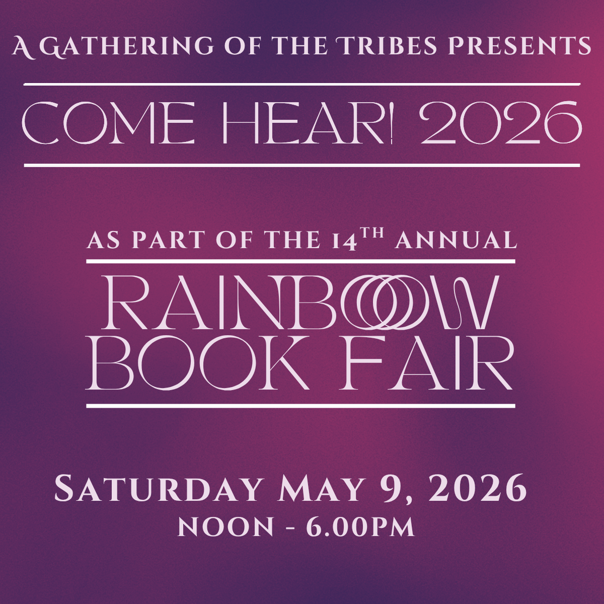 Come Hear! 2026
