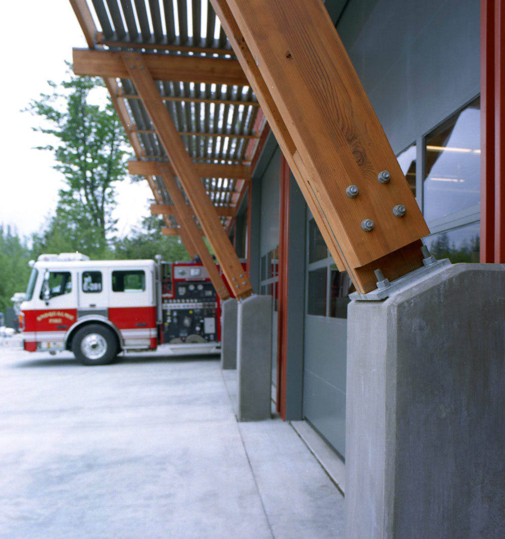 Snoqualmie Headquarters Fire Station in Washington designed by Fire Station Design Expert TCA Architecture