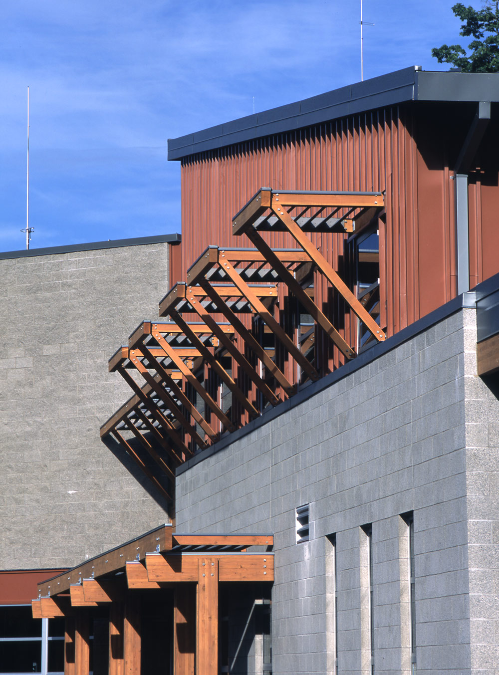 Snoqualmie Headquarters Fire Station in Washington designed by Fire Station Design Expert TCA Architecture