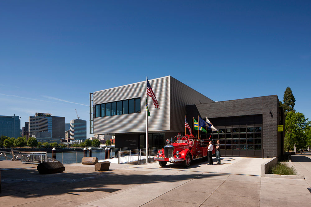 Portland Fire Station 21 in Oregon designed by Seattle Fire Station Experts TCA Architecture