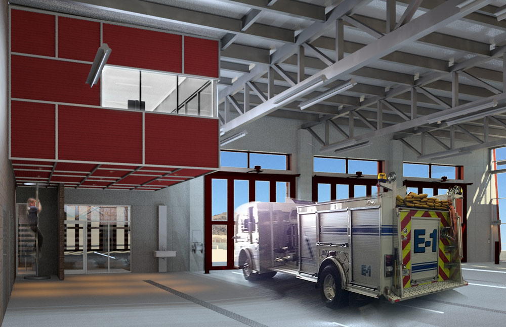 Grand Coulee Dam Fire Station by Seattle Fire Station Design Expert TCA Architecture