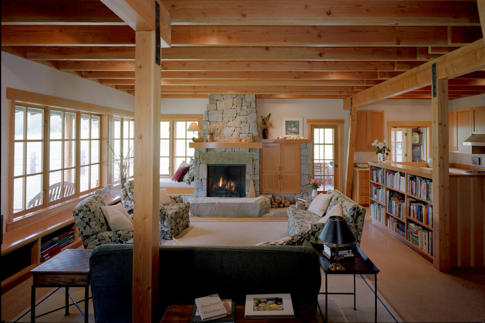 Seattle Residential Architect TCA Architecture designed this beautiful high end ranch house with a wrap around porch