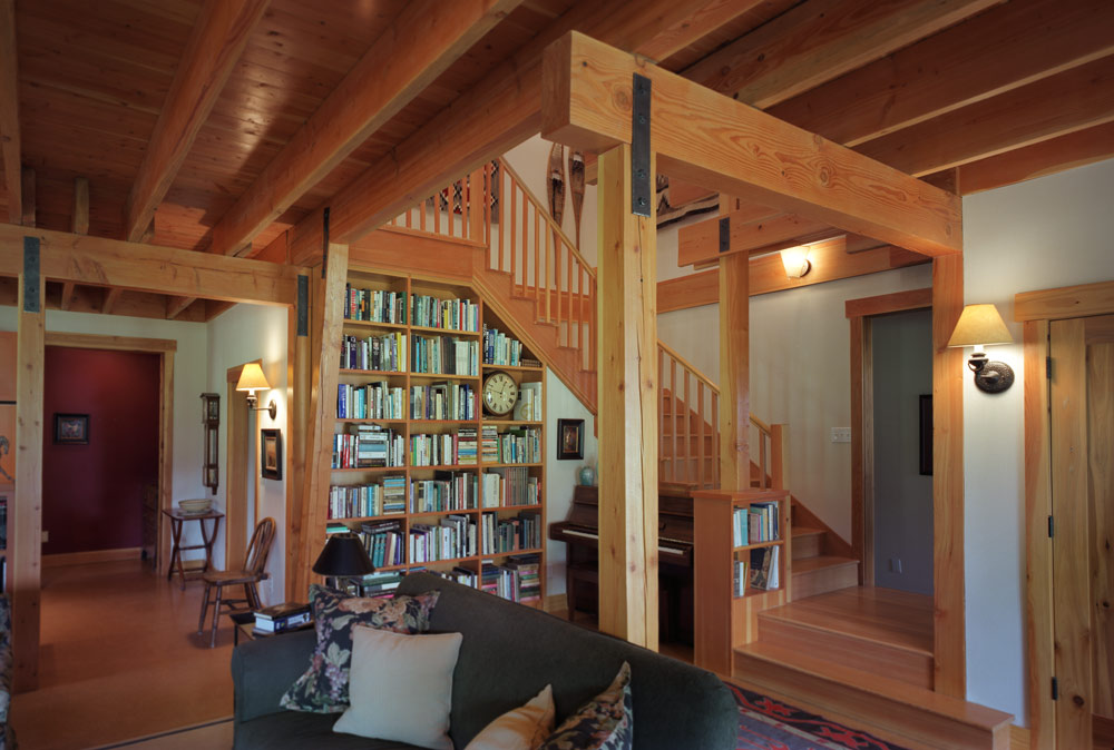 Seattle Residential Architect TCA Architecture designed this beautiful high end ranch house with a wrap around porch