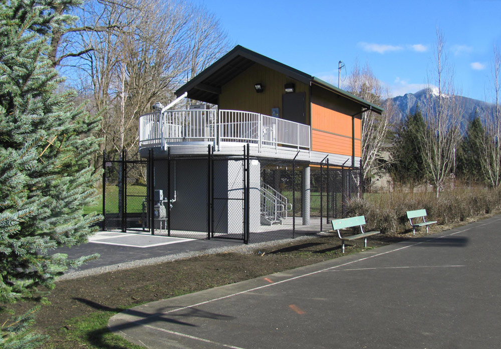 Snoqualmie Pump Station designed by Seattle Architect TCA Architecture