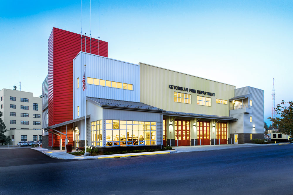 Ketchikan Fire Station 1 designed by Seattle Fire Station Design Expert TCA Architecture