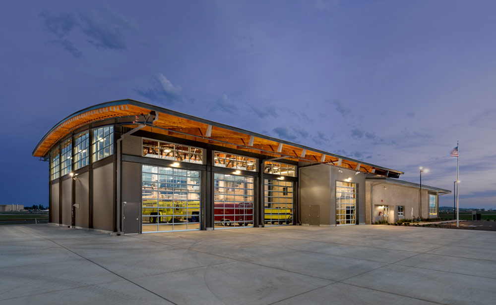 Spokane International Airport ARFF by Fire Station design expert TCA Architecture