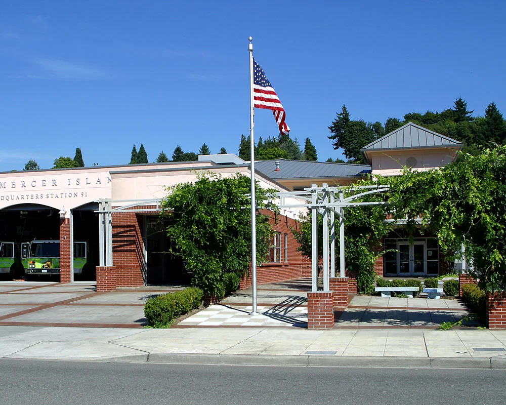 City of Mercer Island Fire Station 91 by Seattle Fire Station Design Expert TCA Architecture