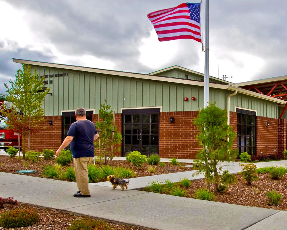 Snohomish County Fire District 1 Fire Station 10 by Seattle Architect TCA Architecture