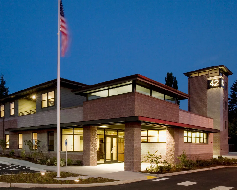 King County Fire District 40 Headquarters Fire Station by Seattle Architect TCA Architecture