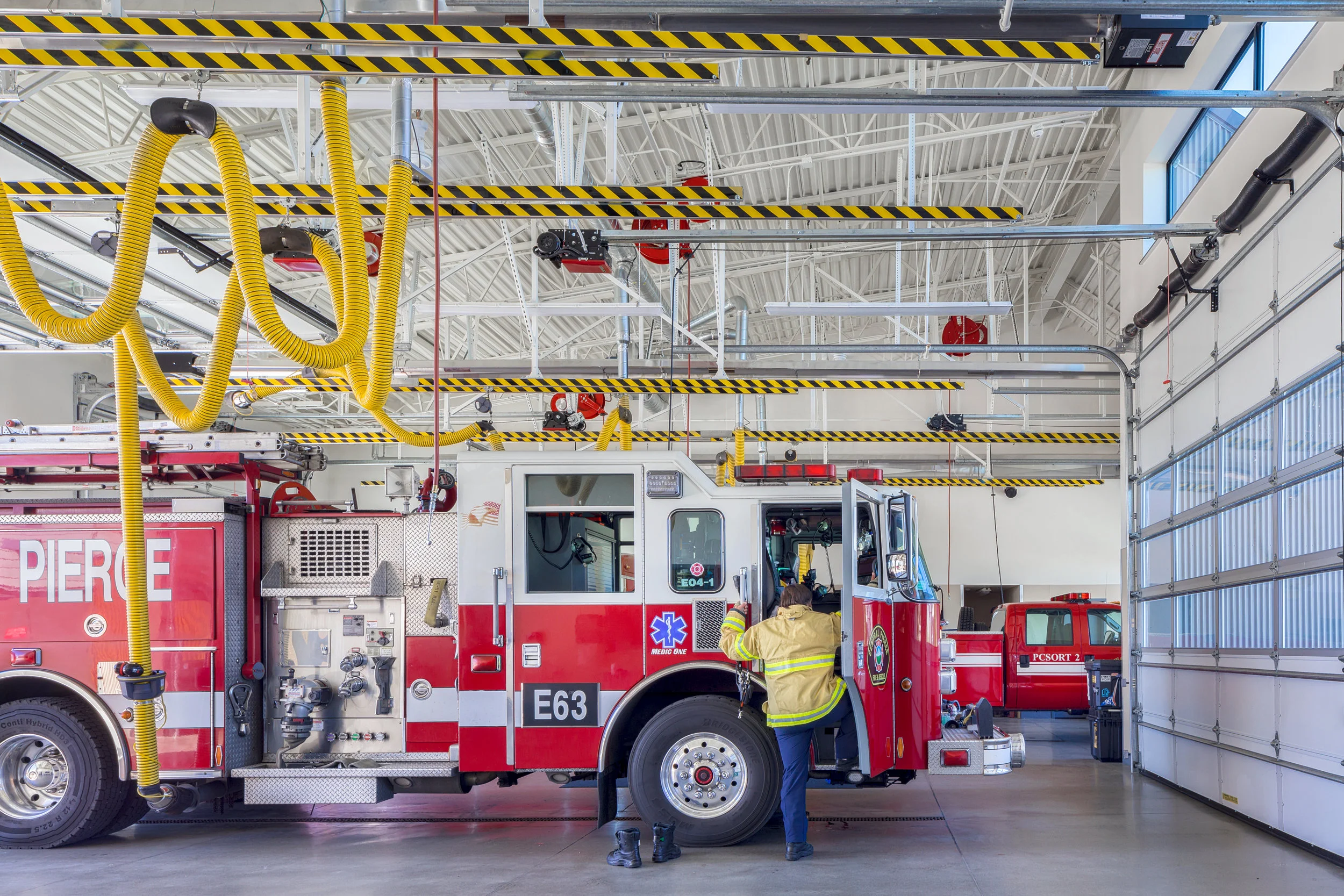 Fire Station Design expert TCA Architecture designed this station for Central Pierce