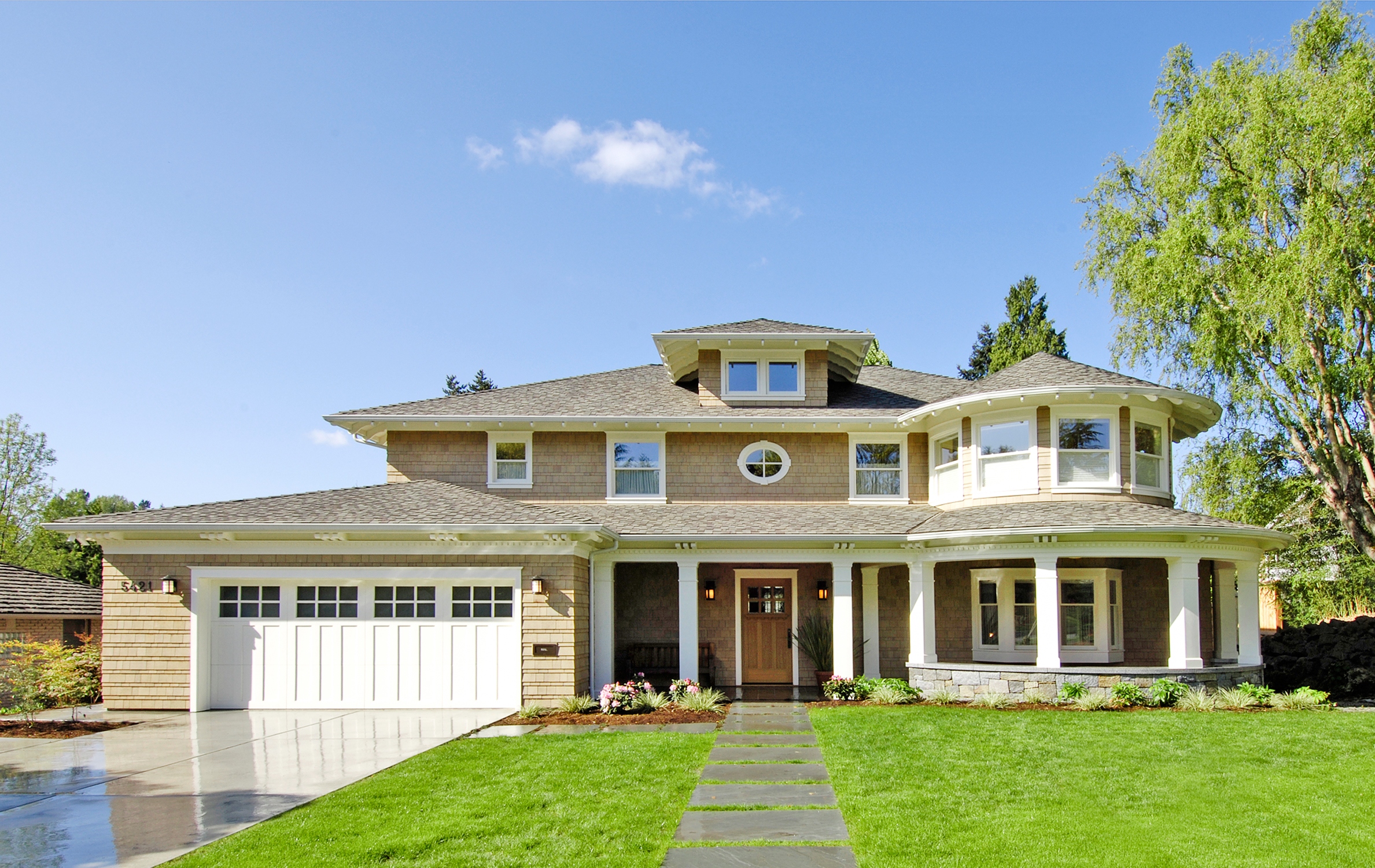 Seattle Residential Architect TCA Architecture designed this beautiful high end Windermere Residence