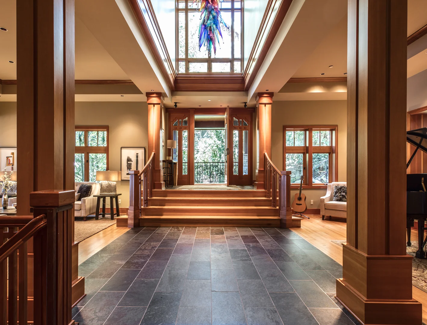 Residential Architects in Seattle TCA Architecture designed this beautiful, high end home with a view of Lake Washington