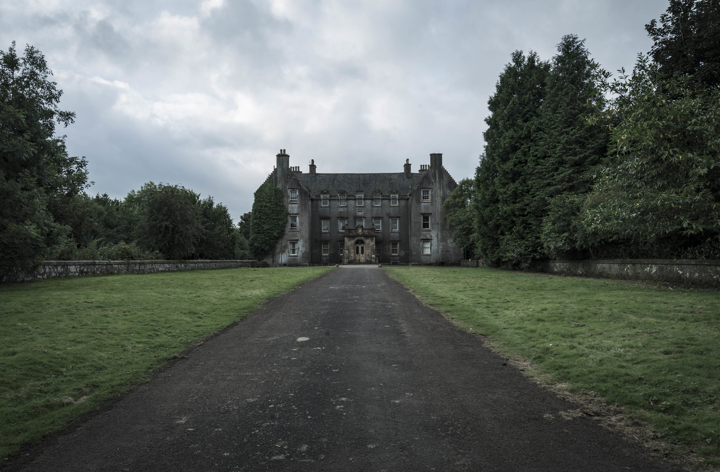 The house is hidden away from public view. Having been neglected by the owner for so long, most people wouldn't even be aware of its existence. It's had a turbulent history over the years and the latest developments suggest that it's n
