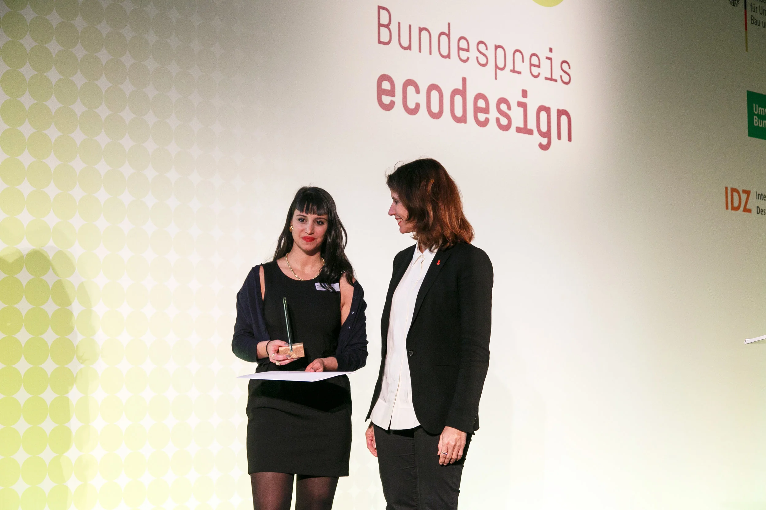 Parliamentary State Secretary Rita Schwarzelühr-Sutter Photo courtesy: Bundespreis Ecodesign