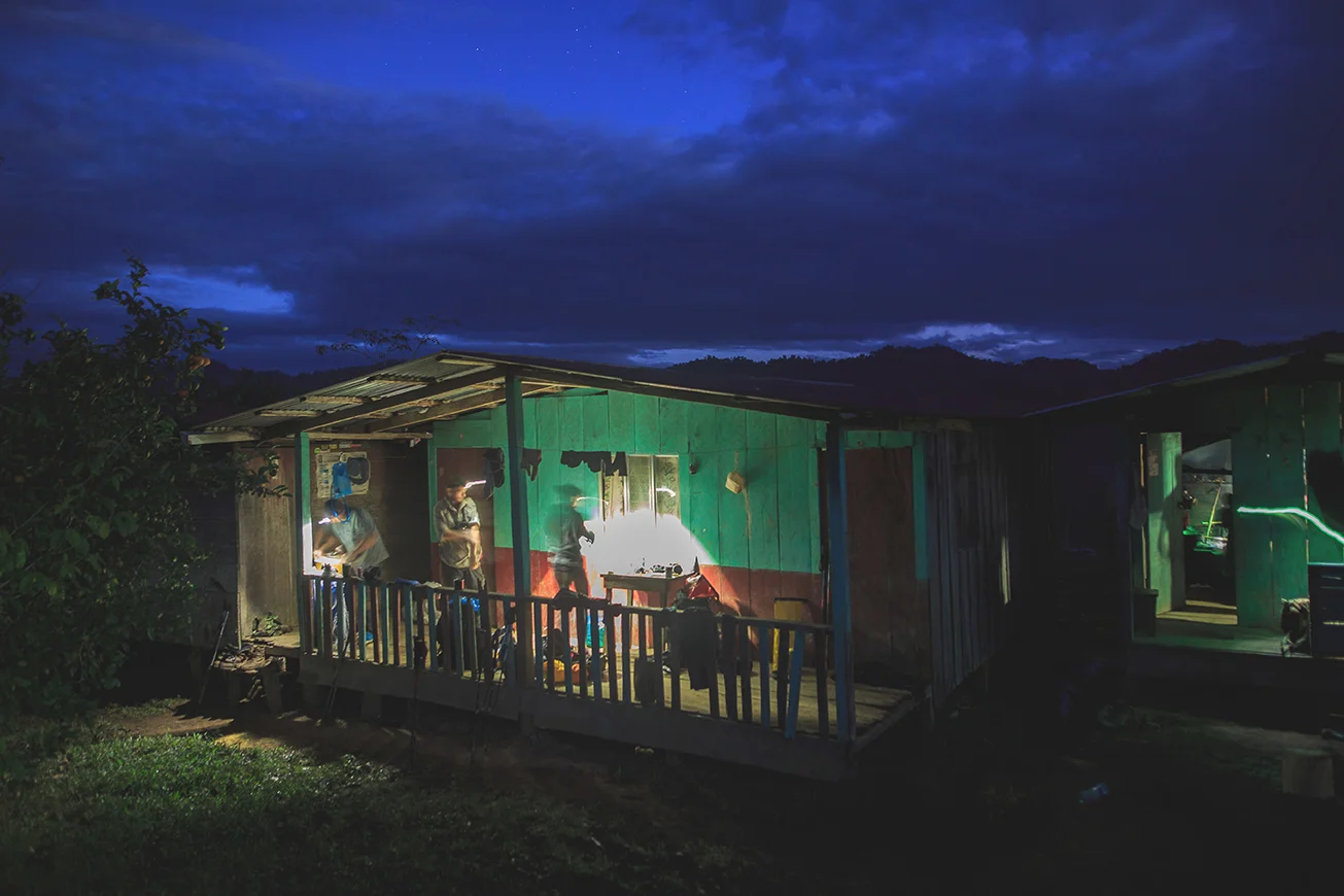 The shack that saved us. Photo: James Appleton