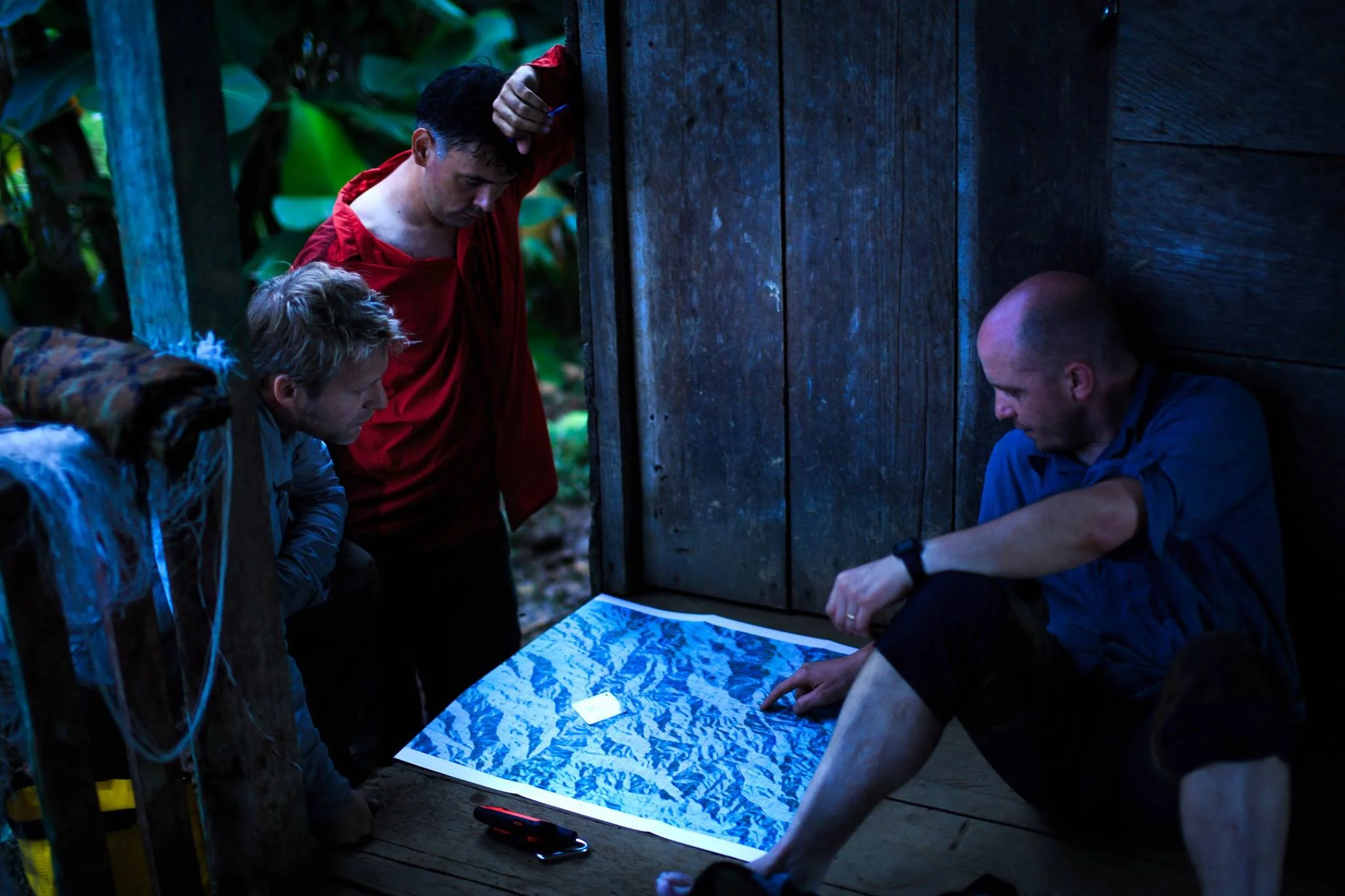 Talking about that map. On the porch. AGAIN. Still don’t understand the map.