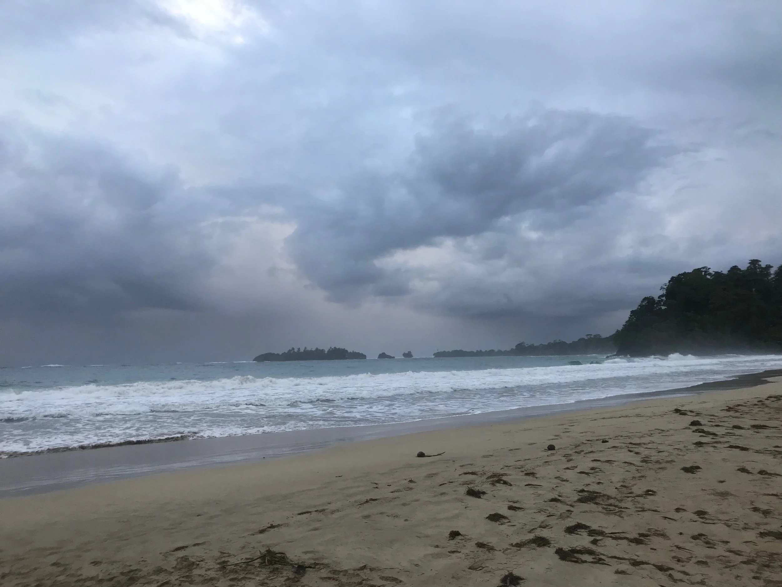 Early morning on Bocas Del Torro. This is what you could have won…….