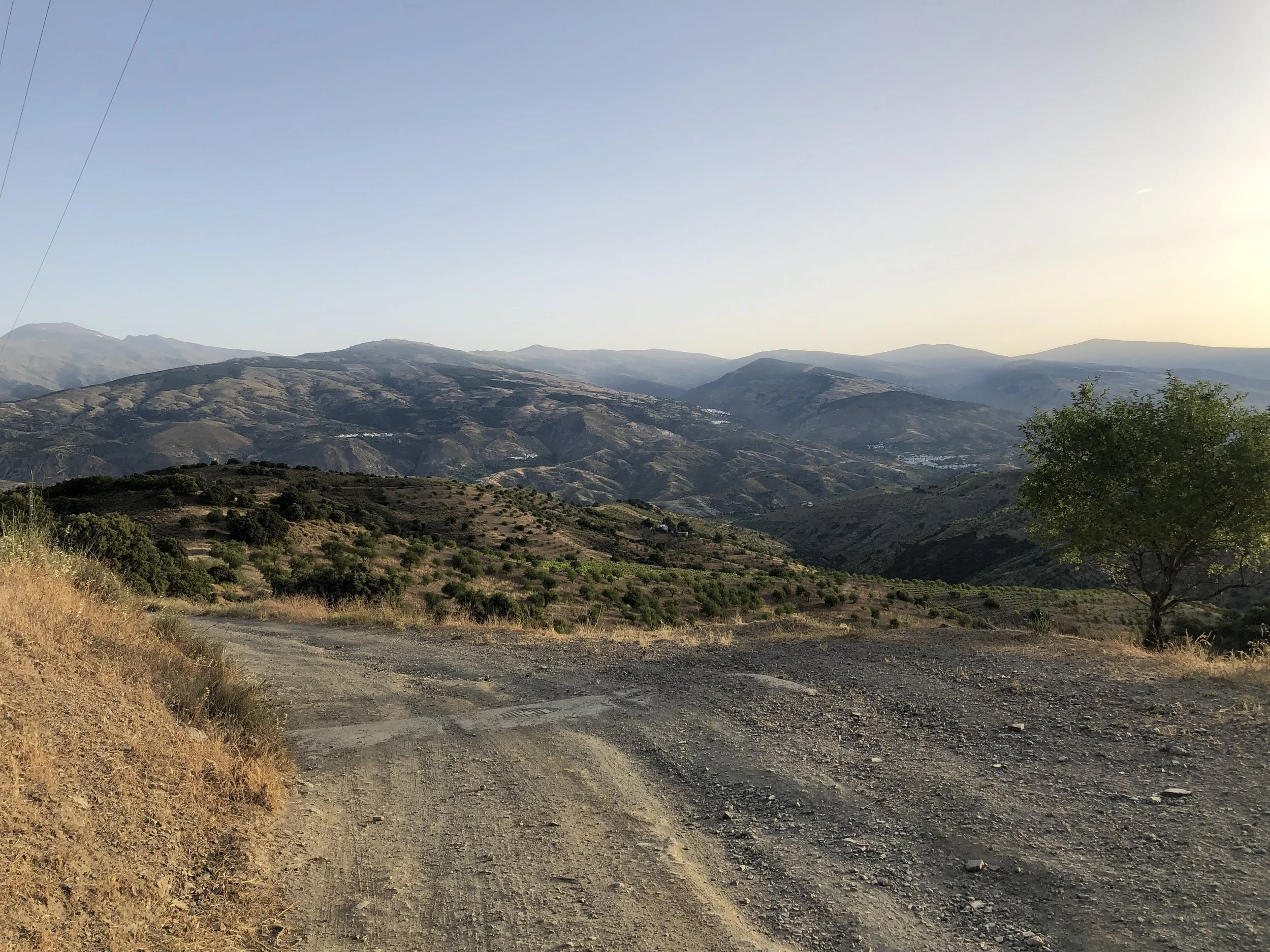Trails and roads of joy. (Before it got hot…)