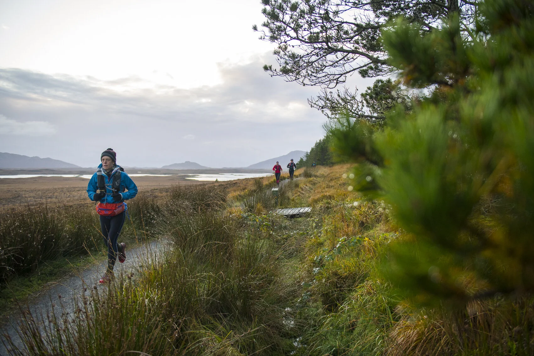 Lauras game face day three. Photo: Leo Francis/Rat Race Adventure Sports