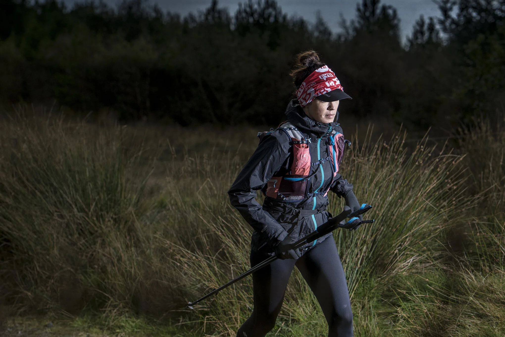 Running into darkness for the last time Photo: Leo Francis/Rat Race Adventure Sports