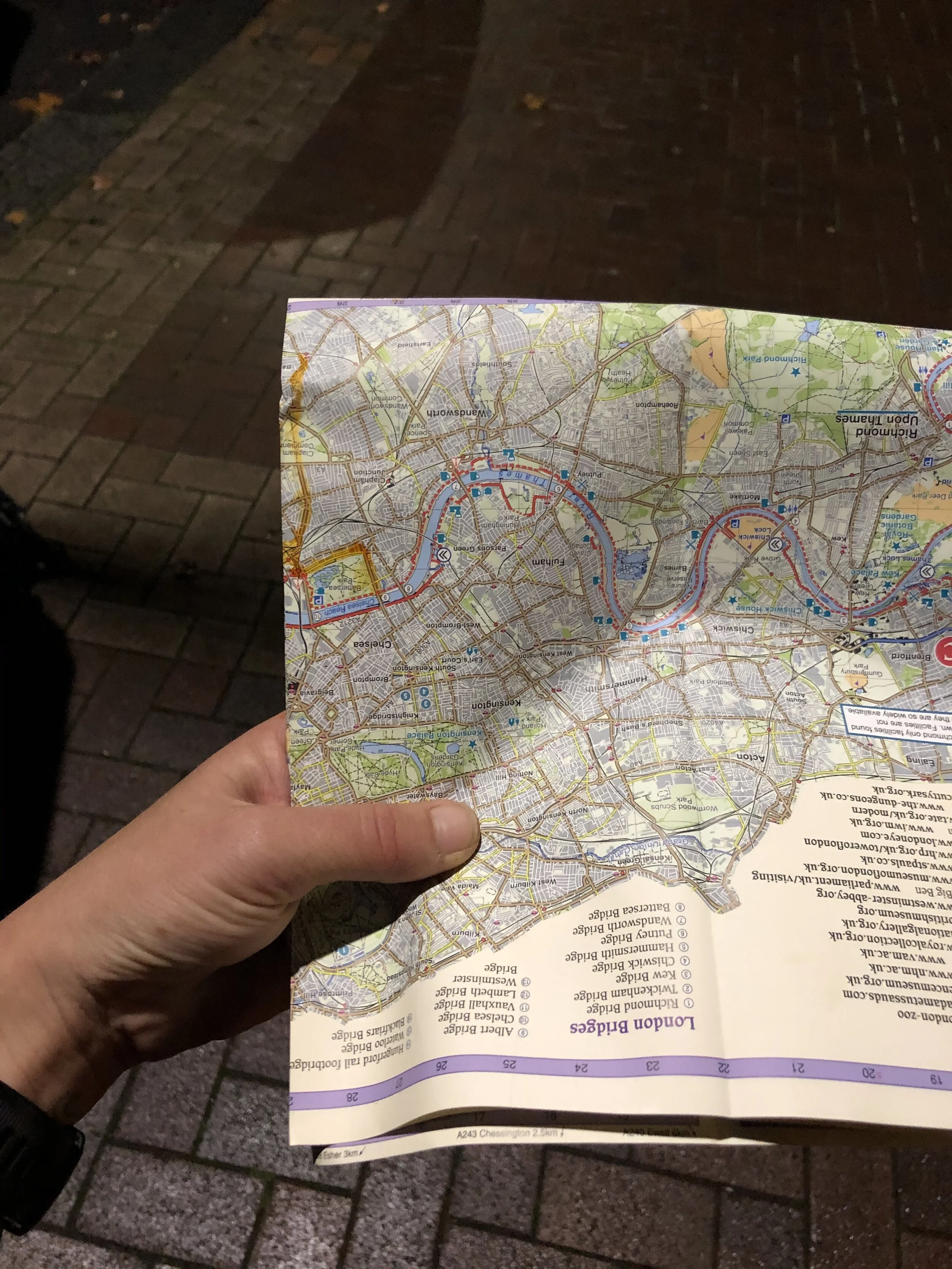 Map. Yes it is upside down.