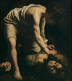 Caravaggio, David and Goliath, 1599
